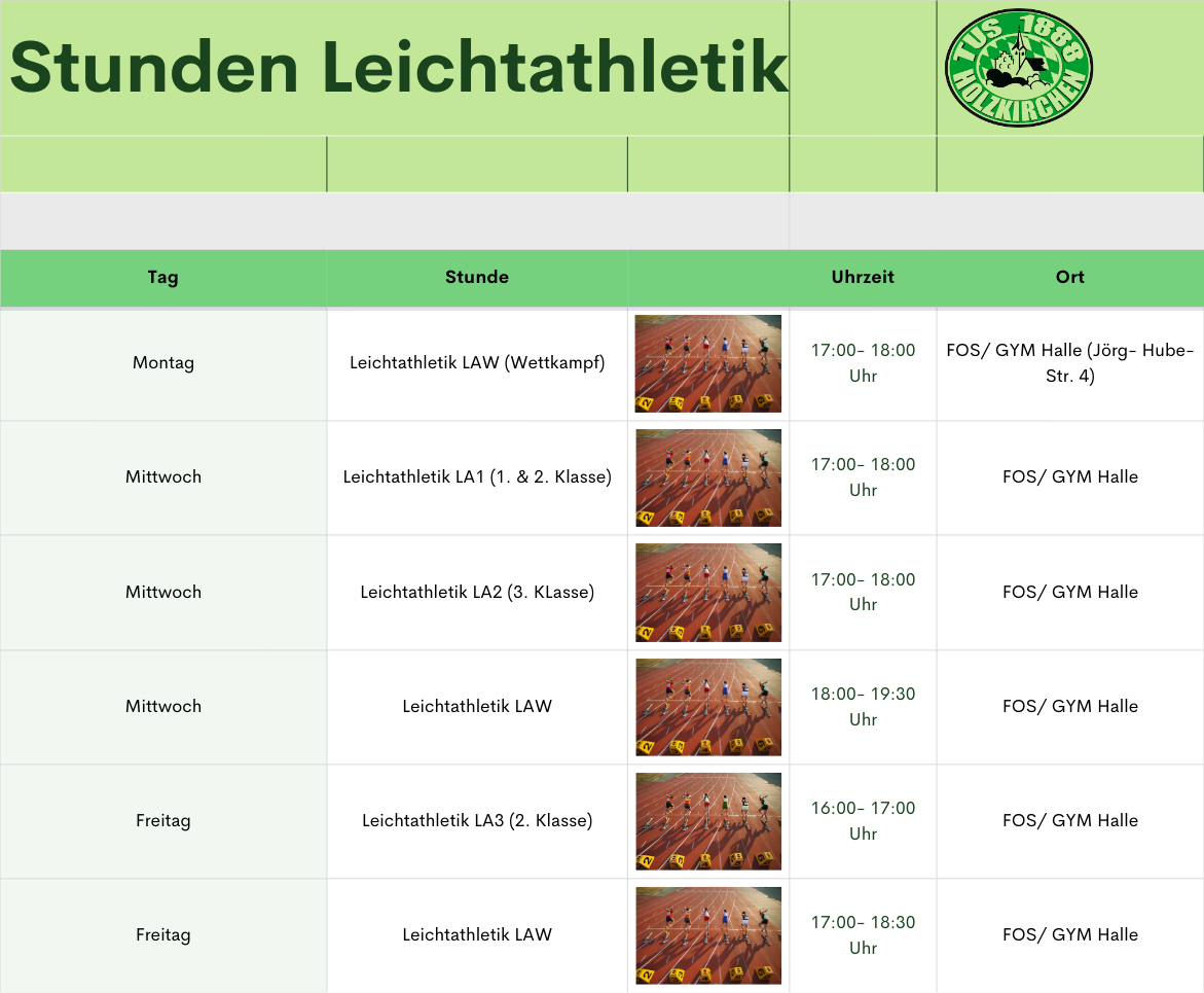 Leichtathletik